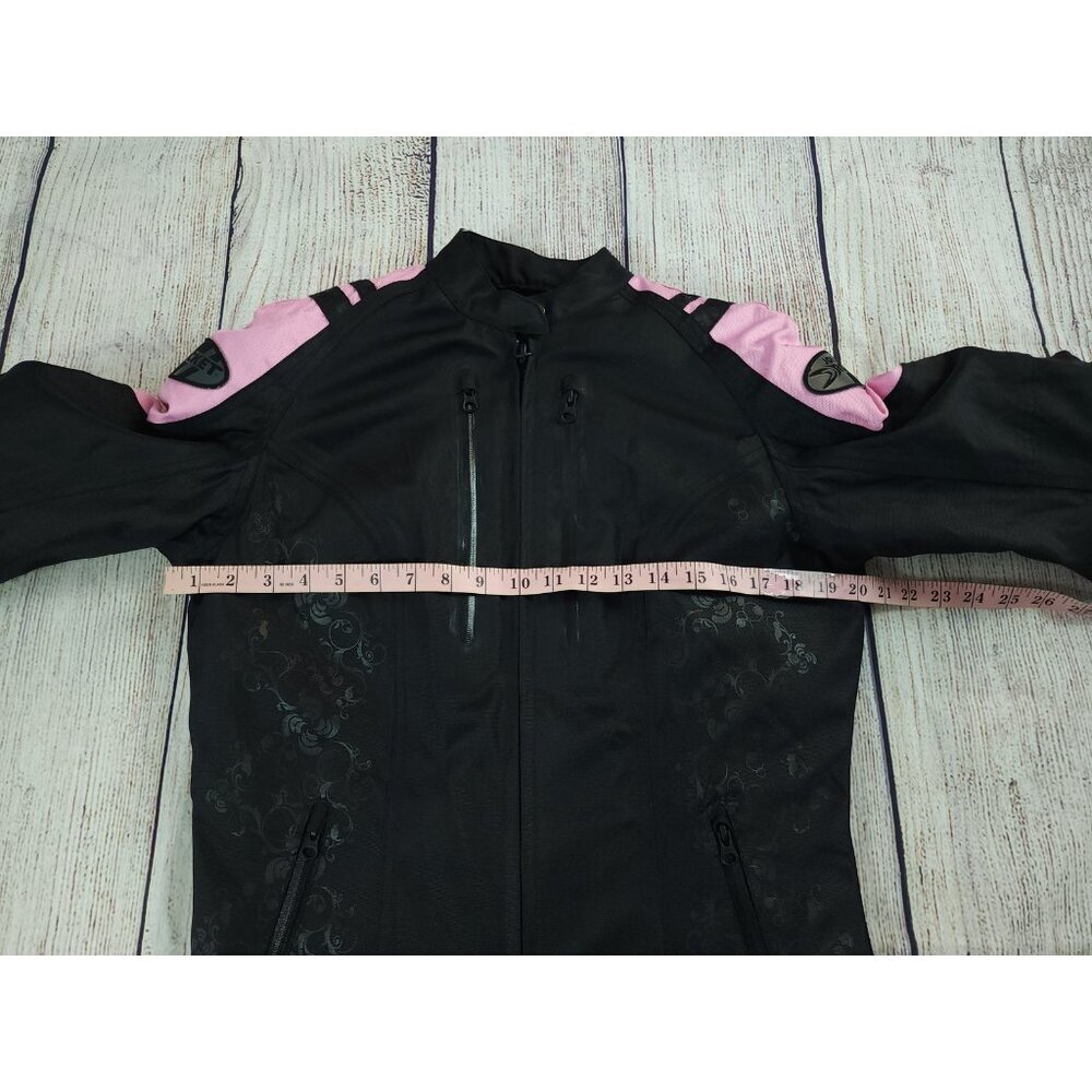 Joe Rocket Women’s Size Medium Armored Motorcycle Jacket Black Pink Atomic 4.0 - Picture 12 of 13
